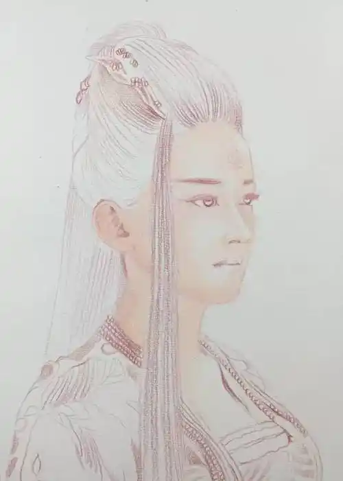 彩铅手绘教程花千骨手绘步骤图太牛逼了多人物话不多说先收藏