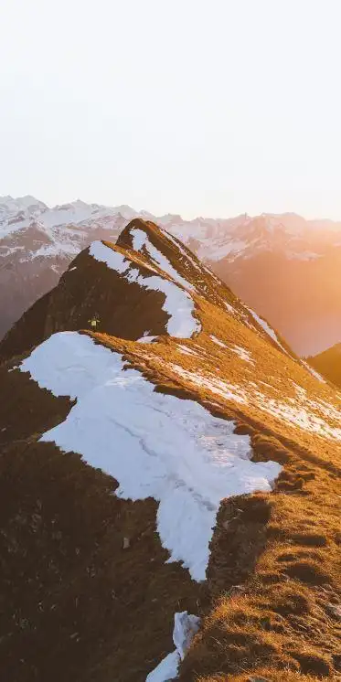 4k手机竖屏分辨率1440x2880超美雪山 山脊壁纸