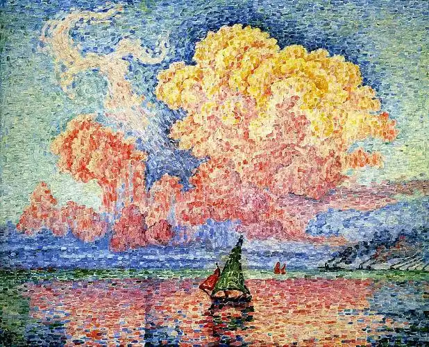 印象派点彩油画.法国paul signac