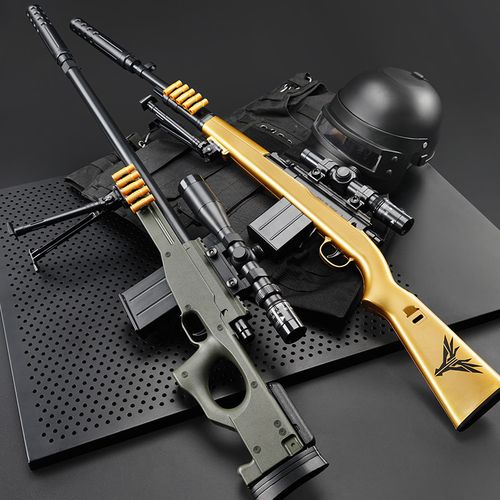 玩具awm抛壳软弹儿童狙击手动98k6岁小男孩电动玩具枪