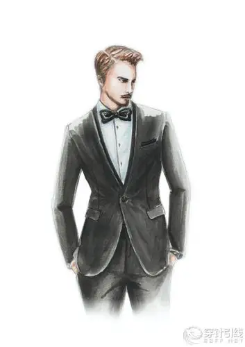 2015年的一些男装手绘稿 - 服装画/服装设计手稿 - 穿针引线服装论坛