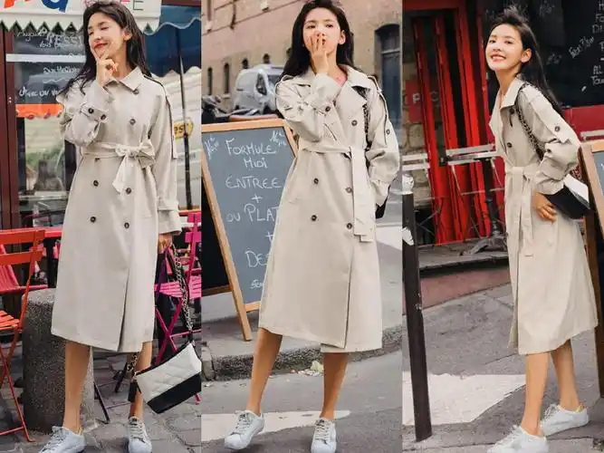 秋天最流行的5款薄风衣,学会这样搭配时髦炸!