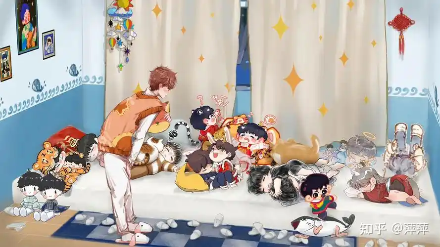 大家有周深的q版漫画图片嘛