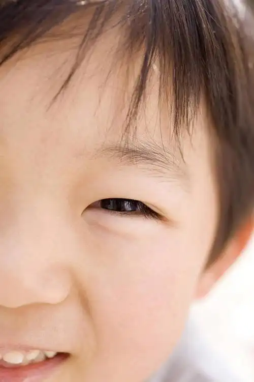东方人,儿童,眼睛,微笑,纯洁,瞳孔,小孩,可爱,童年,童趣,眼部,生活