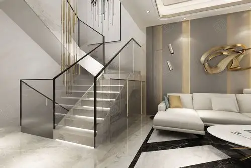 现代简约装修楼梯效果图