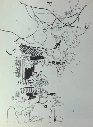 大师是这样炼成的——吴冠中速写作品欣赏