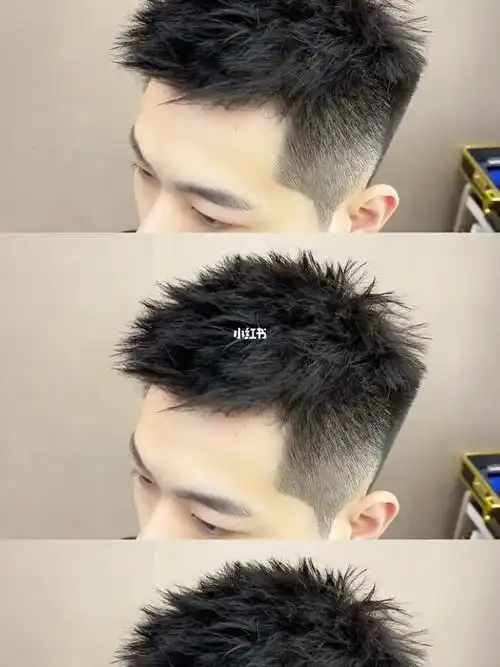 不用打理的烫发发型飞机前刺发型