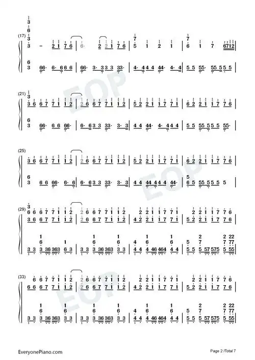 time back-节奏感强的纯音乐-抖音超火bgm双手简谱预览2-钢琴谱文件