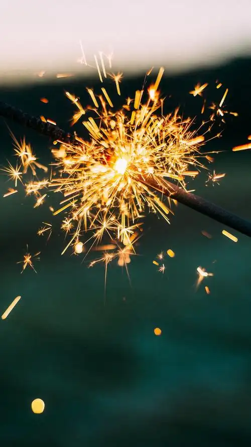 唯美意境,唯美,仙女棒,烟花,意境,手机壁纸唯美仙女棒烟花