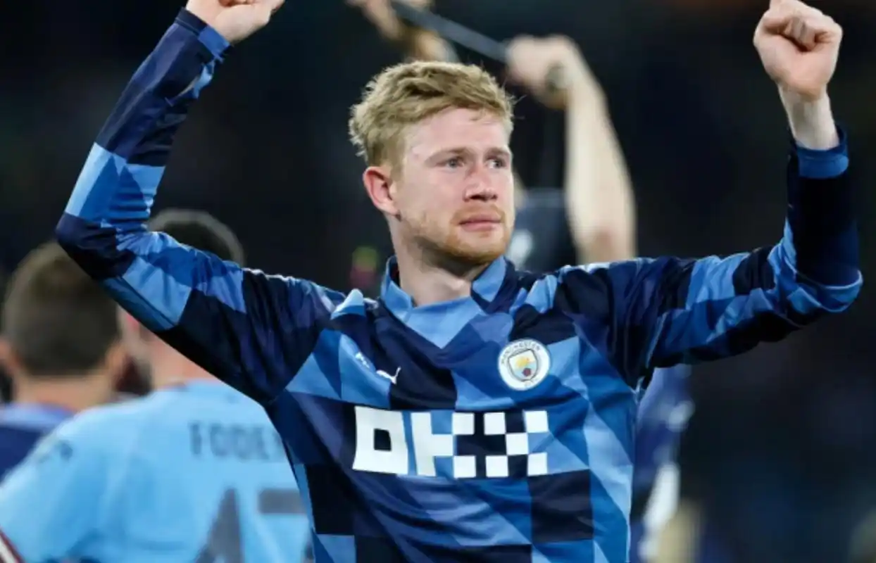 曼城球星凯文·德布劳内因腿筋受伤缺席下赛季开局