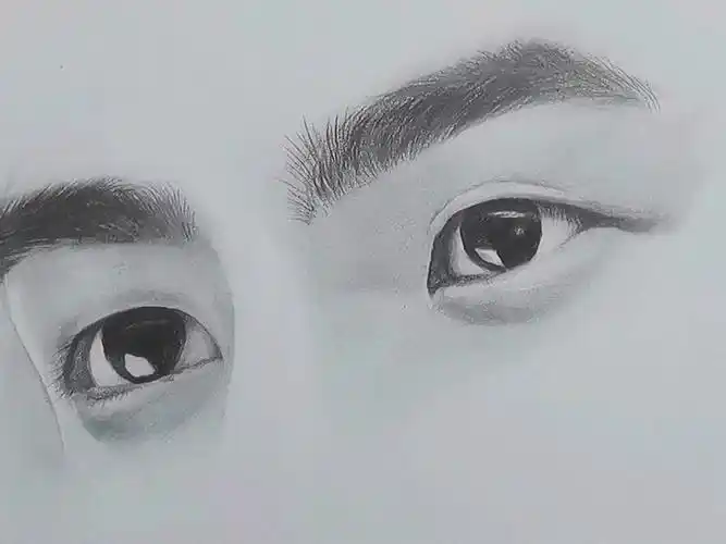 唱日出唱日落唱星星闪烁 #素描   #手绘   #刘昊然