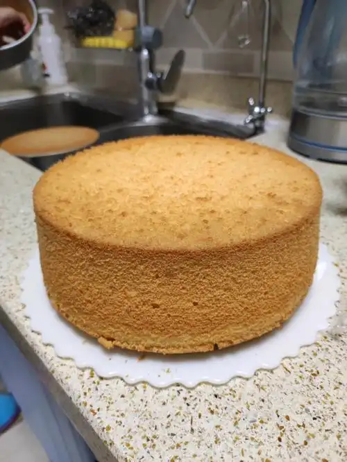 黄油戚风蛋糕格兰仕30寸烤箱终于成功了