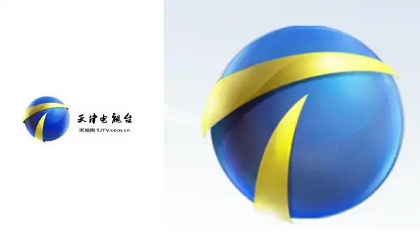 天津电视台更换新台标