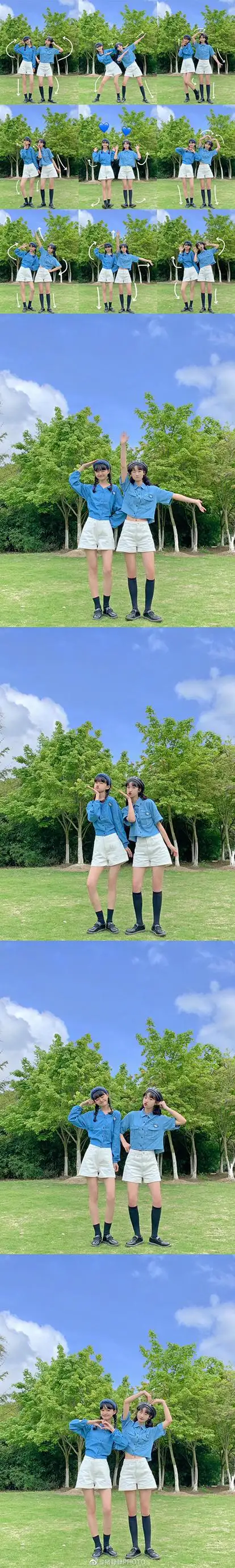 闺蜜旅游拍照姿势快喊你姐妹一起拍