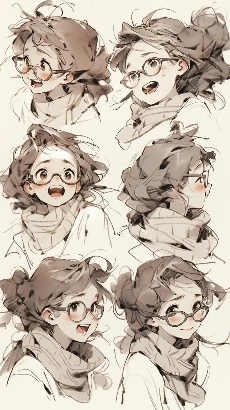 角色设计.#漫画 #q版人物 #动漫人物 - 抖音