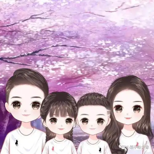 一家四口头像