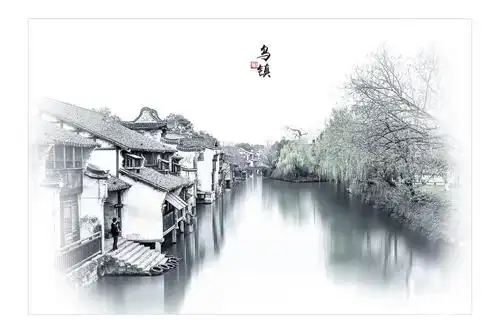 水墨丹青画乌镇 - 美篇