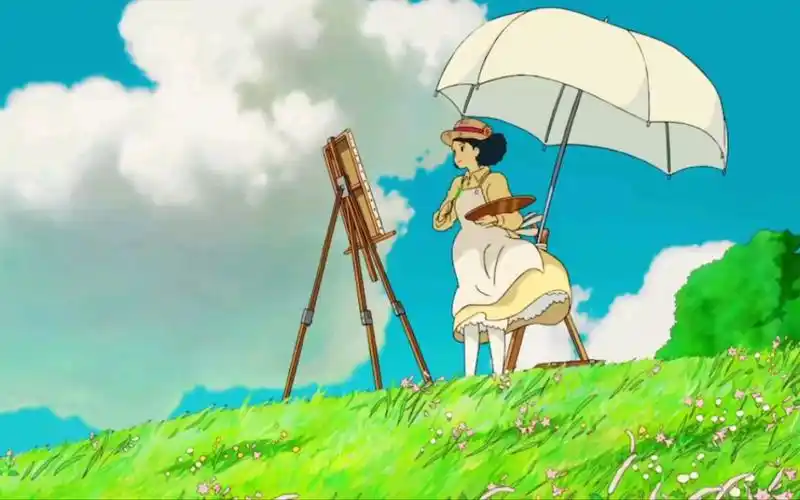 宫崎骏的夏天～整个世界散发着玫瑰的香味,阳光像金粉一样洒在草丛的