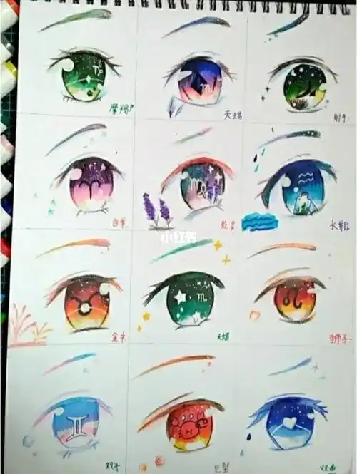 十二星座的眼睛在评论区告诉我你是什么