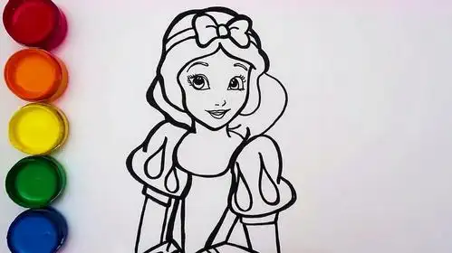 服务升级 2温柔的白雪公主的画法  05:07  来源:好看视频-简易画教你