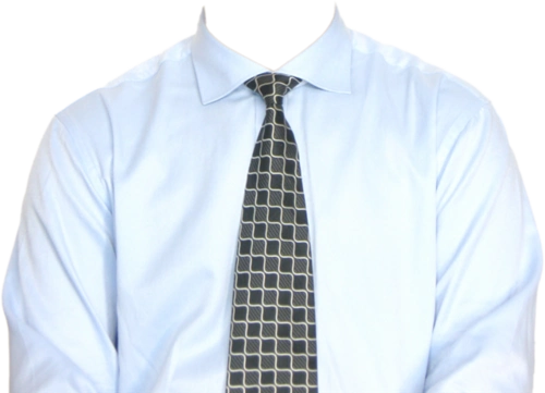 蓝色衬衫男士证件照模板-衬衫男士证件照免抠素材下载_懒人图库