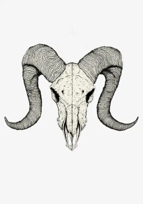 像素山羊动物模糊打码马赛克矢量图