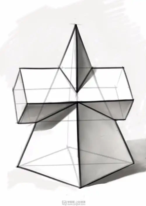 rh-21-147-组合几何体—素描速写美术绘画入门练习举报