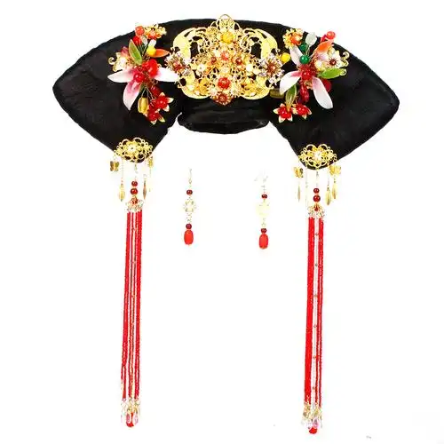 清朝古装假发影视如懿传同款旗头皇后贵妃假发造型旗头饰a-063