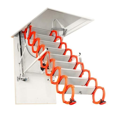 阁楼伸缩梯升降复式电动全自动室内外折叠拉伸隐形家用伸缩楼梯