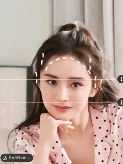 杨幂的发际线为什么越来越好看?