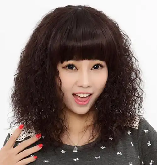 玉米烫发型 玉米烫图片