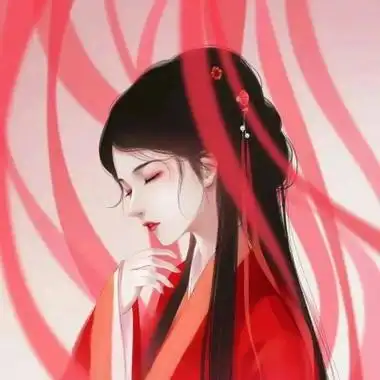 古风红衣女子头像_女生头像_我要个性网
