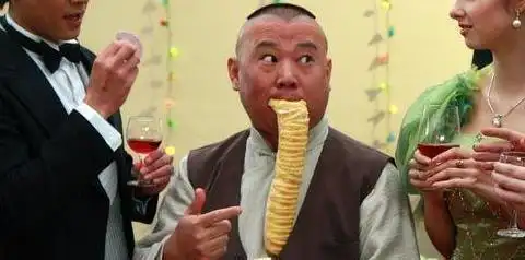 把面包吃出高度的明星黄渤是真饿最霸气的不是王思聪