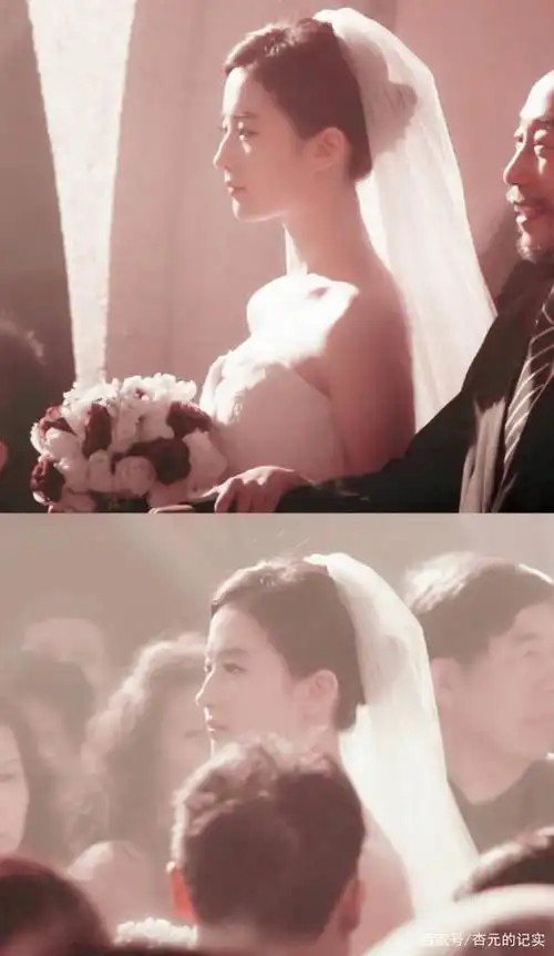 刘亦菲婚纱造型:点到为止的艳,不可方物的美