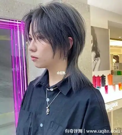 狼尾发型女生剪好看吗,男女都可以剪的酷拽发型(简