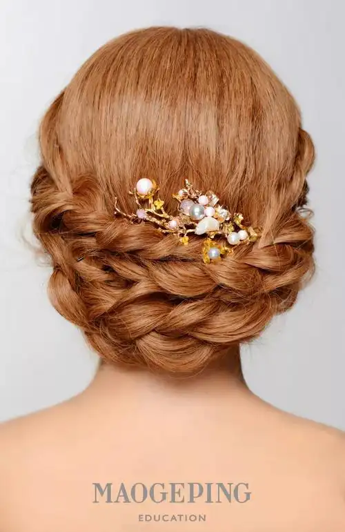 精致时髦的漂亮盘发,气质女神必备!