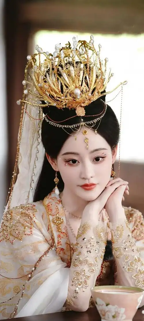 美女系列壁纸第947期-古装造型的祝绪丹