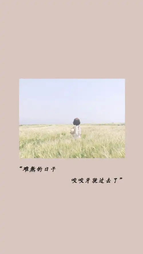 拥有治愈性文字创意图片