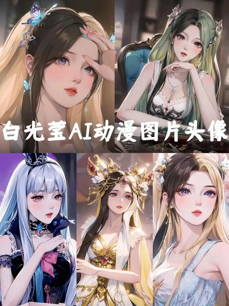 白光莹ai动漫图片头像 9815水印  动漫图片头像  美图秀秀