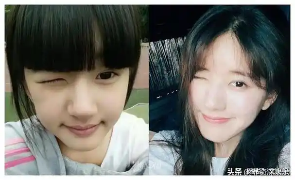 赵露思罕见旧照曝光大眼齐刘海非主流气息红气养人太对了