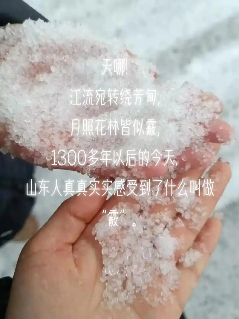 你看到不是雪,是霰还是霰!#抖音创作者大会 #什么是霰雪 # - 抖音