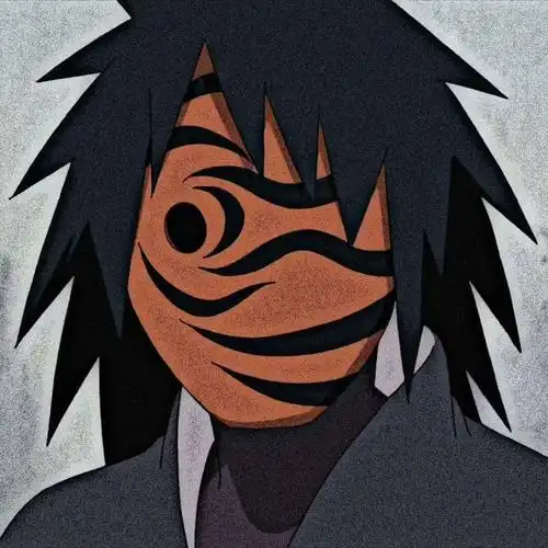 动漫头像:火影忍者带土虎皮面具头像,我是注定要统治世界的人_腾讯