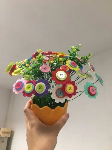 免费纽扣花diy小课堂,报名最后一天,明天开课啦!