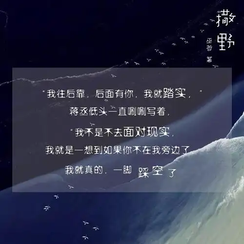 语录|愿《撒野》能够像一束阳光照进你的生活