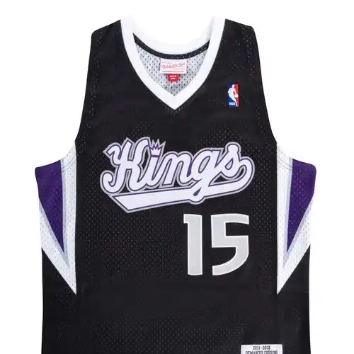 mitchellnessmn11-12国王队考辛斯sw复古球衣篮球网眼篮球服