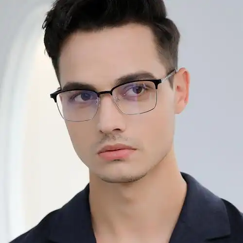 近视近视眼眼镜男士大脸宽全框防蓝光辐射看手防蓝光镜