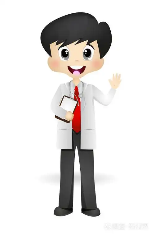 可爱的男性成功医生