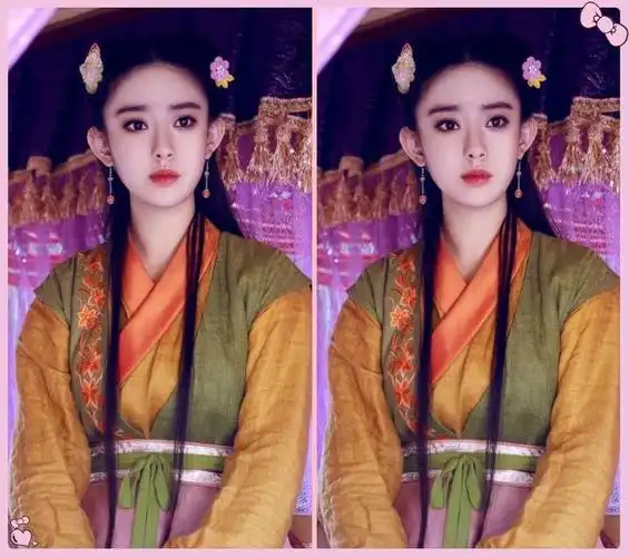 在剧中孟石砚身穿比较朴素的着装,梳着可爱的"流苏髻"发型,尽显甜美又