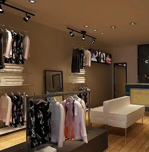 服装店装修设计注意事项颜色对店铺的影响非常之大,而颜色又基本定位