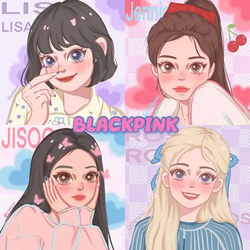 四闺女合集来啦blackpink闺蜜头像快用起来